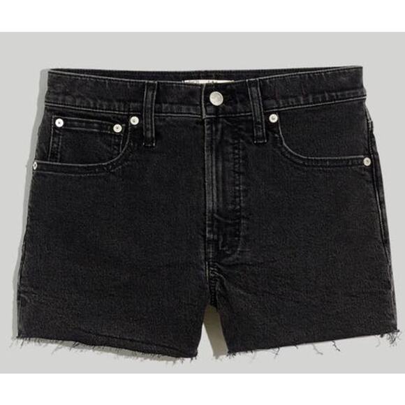 Madewell Perfect Vintage Lunar Wash Frayed Hem Jeans Shorts US Women's 23 - Picture 2 of 7